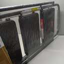 HBTower Step Ladder, Folding Step Stool with Wide Anti-Slip Pedal, Sturdy Steel Ladder, Convenient Handrail, Lightweight, Portable Steel Step Stool