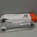 Bathroom Sink Drain Kit with Flexible Expandable Pipe: Odor-Free & Backflow-Preventing, Space-Saving Design without a P-trap, For 1-1/4'' & 1-1/2'' Drain Hole (Chrome, With Overflow)