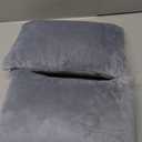 1 MIDDLE ONE 2 Pack Small Pillow, Memory Foam Mini Pillow 11 X 7 Inches for Travel, Sleeping, Nap and Neck, Knee, Lumbar Support, Tiny Cushion for Pet, Dogs (Grey)