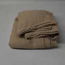 No Brand 100% Cotton King Size Blankets for Bed 108" x 90", 6 Layers Cooling and Soft Muslin Throw Blanket, Lightweight Quilt Bedspread Coverlet, Gauze Blanket for Adults All Season, Linen Brown