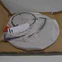 HOMERECOMMEND Round Coffee Table, Wooden 2-Tier Circle Coffee Tables with Storage Shelves, Accent Center Table for Living Room, Sofa Table for Home Office, Black