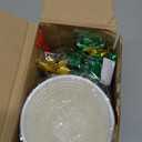 Sosation Christmas Party Games Spinner Wheel Christmas Roulette Raffle Game Set Include 38 Plastic Star Flower 20 Disposable Cups and 1 Pointer Spinner Wheel for Prizes Party Supplies