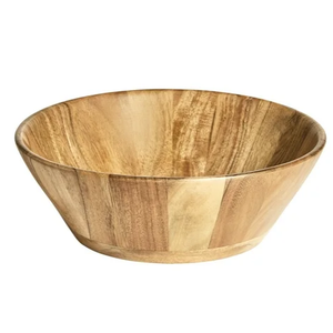 Medici 12 Inch Acadia Wood Serving Bowl