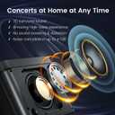 Karaoke Machine for Adults and Kids, Portable Bluetooth Karaoke Speaker with 2 Wireless Microphones for TV, Singing Karaoke for Home Party, Great Gifts for Boys and Girls