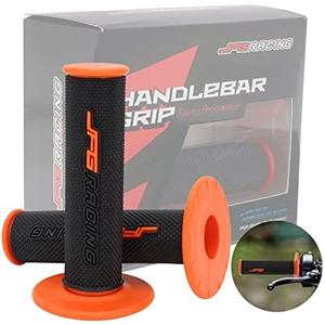Dirt Bike Grips 7/8” Motorcycle Grips ATV Handlebar Grips Universal for SX50 SX-F EX500 EXC-F XC-W XCF-W EXCF Dirt Pit Bike ATV Enduro Supermoto - Orange