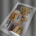 Smile 8Pcs Spring Summer Decor Indoor Wooden Sign, Sunshine Sunflower Farmhouse Style Shelf Accents for Spring Holiday Home Decoration