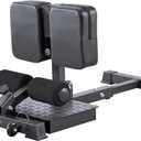 VEVOR Sissy Squat Machine, Multi-Function Deep Sissy Squat Bench for Leg Muscle Training, Easy Setup & Foldable Core Waistline & Glute Workout Equipment, Leg Exercise Machine for Home Gym, Black