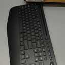 Wireless Keyboard and Mouse Combo  Full Size Ergonomic Wrist Rest, Silent Typing, Phone Holder, 2.4 GHz, 3 Level DPI, Batteries Powered, KM23D Set Compatible with PC, Laptop, Windows, macOS SABLUTE