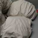 Andency California King Comforter Set Beige - 7 Pieces Bed in a Bag Cal King Bedding Comforter Sets, Tufted Lightweight Fluffy Bed Set with Comforter, Sheets, Pillowcases & Shams