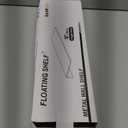 Danpoo Metal Wall Shelf, Black Floating Shelf, Small Bathroom Shelf, 16" Display Shelves for Wall Storage