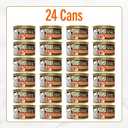Purina Fancy Feast Savory Centers Gourmet Wet Cat Food Pate With Chicken and Gravy Center, (Pack of 24) 3 oz Cans, BBD MAR 2028