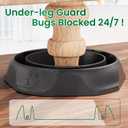 Bed Bug Interceptors, 12 Pack Bed Bug Traps, Insect Detector for Bed, Sofa & All Furniture. 24/7 Monitor, 360 Protection for Your Family's Peaceful Sleep, Black (Black-12 Pack)