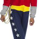 Rubies DC Comics: Wonder Woman Hooded Zipster Jumpsuit for Adults, Women's Small