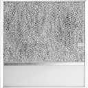 BP57 Range Hood Filter with Light Lens for Broan-NuTone Kitchen Exhaust Grease Filter,Stove Hood Vent Air Filter,11-1/2 X 11-3/4 X 3/8 Reinforced Aluminum Frame fit 43000 R610045, Series 1-Pack