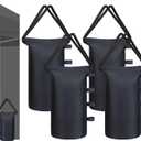 Canopy Tent Weights Sand Bags (200 lbs) Set of 4, Heavy Duty 1680D Canopy Weights Sandbags for Instant Outdoor Canopy, Pop Up Sun Shelter, Gazebos, Sunshade