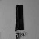 Curtain Rods for Windows 48 to 84-92 inch, 5/8" Matte Black Curtain Rod, Stainless Steel Small Curtain Rods for Bedroom, Living Room,Kitchen,Farmhouse, Outdoor Curtain rod Black