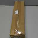 2 Pack Brown Curtain Rods for windows 28 to 78 inch, 5/8 inch Splicing Heavy Duty Metal Curtain Rod Set with Brackets