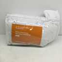 Linenspa All-Season Down Alternative Quilted Comforter LinenspaSoft, Hypoallergenic Microfiber Filling , Queen, White