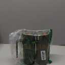 2-IN-1 500ml/17oz Light-Blocking Dark Oil Sprayer for Cooking W/Stickers, Dark Green Glass Olive Oil Dispenser Bottle for Kitchen, Even Spray with Portion Control, Perfect for Air Fryer, BBQ -Green