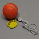 Smart Interactive Dog Ball, Interactive Dog Toys with Remote Control, Automatic Moving Pet Ball for Medium and Large Dogs, TPU Material, Rechargeable Vibrating Bouncing Pet Toy (Orange)