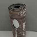 XLHOMO Kitchen Mats for Floor, Non Slip Brown Nappa Leather Kitchen Rugs Sets of 3, Farmhouse Washable Kitchen Runner Rugs Stain Resistant for Kitchen, Laundry Room, Bathroom, Entryway Carpet Decor (17*30+17*47+17'*59")