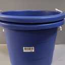 United Solutions Easy-Access Storage Rope Handle Tub, 19 Gallon, Blue, 2 Count (TU0335)