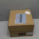 BESTSTAR 100PCS White Plastic Plates for Party, 10.25 Inch Disposable Plates with Gold Rim, Heavy Duty Dinner Plates for Christmas, Party, Wedding and Birthday