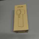 Rican Handheld Portable Hand Fan with Air Cooling Cooler High Speed Rechargeable Power Electric USB Personal Hand Held Turbo Small Mini Pocket for Outdoor Travel (Grey)