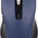 CITLLA Wireless Mouse, Full-Size Silent Mouse, 36-Month Battery Life, 4 Way Navigation, 1000-3000 Adjustable DPI, 2.4GHz USB-A Receiver for Computer, Laptop, PC, Chromebook, Notebook