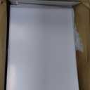 Qilery 8 Pcs Acrylic Sign Holder Clear Display Stand Frame Table Top Slant Back Plastic Sign Holder Flyer Document for Menu Workers Teachers Office School Desktop (11 x 17 Inch)