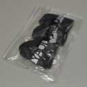 YAODHAOD Dog Shoes for Small Dogs, Puppy Dog Boots & Paw Protector for Winter Snowy Days, Anti-Slip Sole Dog Booties for Indoor Hardwood Floor 4PCS (Black, Size: 4)