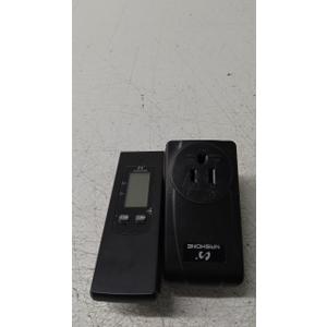 Nashone Toma de termostato inalmbrico, enchufe de termostato inalmbrico Plug and Play, toma de control remoto con sensor de temperatura integrado