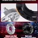 6x5.5 Hubcentric Wheel Spacers 2 inch for 1995-2023 Tacoma 1989-2024 4Runner, 6x139.7mm Wheel Spacer with 12x1.5 Studs 106mm Bore for Tundra FJ Cruiser Fortuner Sequoia GX460 GX470