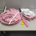 Baby Playpen Pop-up Tent - Outdoor & Indoor Play Tent for Beach with Canopy Travel Bag Portable Play Yard for Babies & Toddlers (Pink)