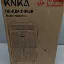 KNKA 2500 Sq.Ft Dehumidifier for Basement with Drain Hose Max 34 Pints, Dehumidifiers for Home, Bedroom, Bathroom, Large Room, Three Modes, Intelligent Humidity Control, Dry Clothes, 24HR Timer