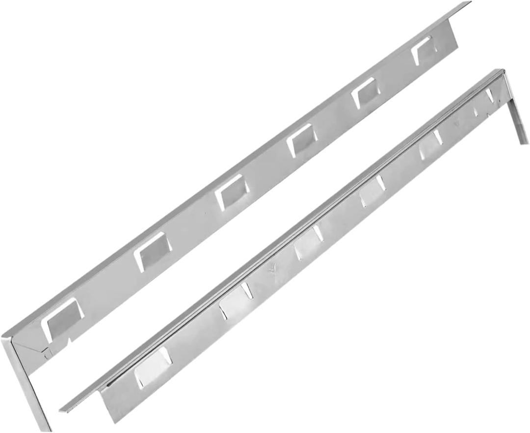 Stainless Steel Stove Gap Covers (2 Pack),Protect Gap Filler Sealing Spills in Kitchen Counter (25.6inch)