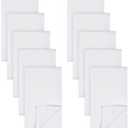 Gerber Unisex Baby Boys Girls Birdseye Flatfold Cloth Diapers Multipack White 10 Pack, Full 