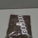 Brown Boho Farmhouse Shower Curtain Woven Fabric Shower Curtain, 72 x 72 Pleat Floral Puffs Tufted Textured Modern Farmhouse Minimalist Shower Curtain Set for Bathroom