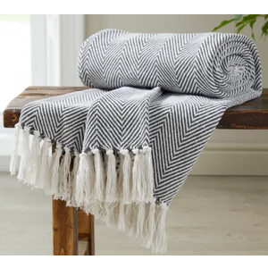 Throw Blanket Soft and Breathable 100% Cotton Throw Blanket 52x13