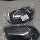 Pair Mirror Cover Caps Trim Compatible with Camry 2018 2019 2020 2021 2022 2023 2024 Side Exterior Door Rearview Mirror Guard Covers Black Left Drive Right Passenger Black