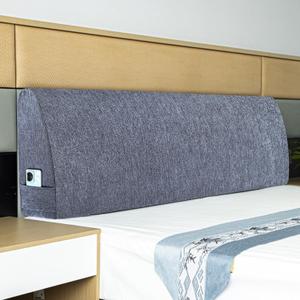 Headboard Wedge Pillow King Headboard Pillow Memory Foam Reading Pillow Large Headboard Back Cushions for Bed Rest Starry Gray