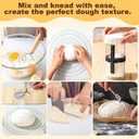 Upgraded All-Inclusive Sourdough Starter Kit with Pot, Sourdough Bread Baking Supplies, 34 Oz Starter Jar, 2 Banneton Bread Proofing Baskets, Scraper, Scale, Lame, Sour Dough Tools