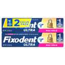 Fixodent Ultra Max Hold Denture Adhesive, 2.2 Oz (Pack of 2)