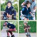 MOUNTALK Kids/Toddler Unisex Skate Pads Protective Gear Set with Elbow, Wrist & Knee Pads (Pink, 3-8 Years, Skateboarding, Cycling, Skating)