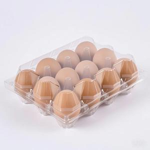 120pc 3*4 Clear Plastic Cheap Bulk Egg Cartons,12 Large Egg Carton | Cheapest 12 count Large Plastic Egg Cartons，Can Hold 2.5 oz of Eggs,Suitable For Farmers' Markets, Supermarkets, Kitchens.