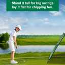 Golf Chipping Game Set  Portable Golf Practice Mat with 28 Balls, 2 Putters, Putting Mat & Carry Bag  Indoor Outdoor Backyard Golf Set for Kids, Dads & Family Fun