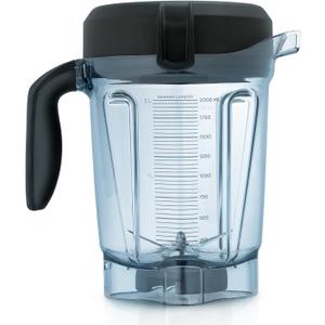 For Vitamix Blender Pitcher 64oz Low-Profile, Replacement for Vitamix 750, 5200, 5000, 6300, 7500, A3500, Vm0102, Vm0103, Vm0197, E310 Classic/Explorian/Commercial Series etc Container Jar Cup