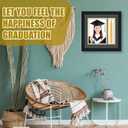 Graduation Photo Frame 4 x 6 with Tassel Holder for Pictures Photo Frame Elegant Double Mat 2026 Graduation Decor Gift for Graduate (Black)