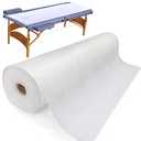 PandaSpa Disposable Non Woven Bed Sheet Roll 30 gsm Precut Hole Massage Table Paper Roll Bedsheet (1)
