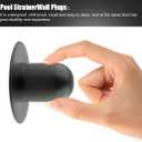 4 x 6 PCS Pool Strainer Wall Plugs for Above Ground Swimming Pools Stopper Replacement Compatible for Intex Bestway Coleman Filter Pump Water Stopper Drainer (Black)